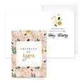 thumbnail image 4 of Canopy Street Modern Floral Sympathy Cards / 25 Sympathy Cards / 5 Floral Thinking Of You Greeting Card Designs / 4 5/8" x 6 1/4" Condolences Note Cards E11, 4 of 6