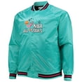 thumbnail image 2 of Men's Mitchell & Ness Teal Big & Tall 1996 NBA All-Star Game Hardwood Classics Satin Full-Snap Jacket, 2 of 4