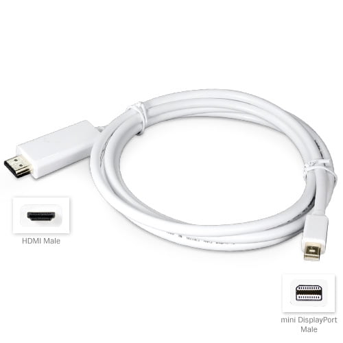 praktiserende læge Articulation Fra MacBook Air 13" (2013) Cable, BoxWave [Mini DisplayPort to HDMI Cable] 70"  Display Port to HDMI Cable for Apple MacBook Air 13" (2013) - Walmart.com