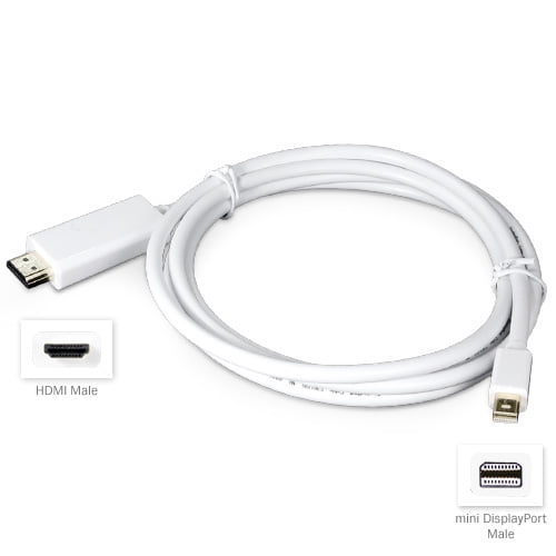 MacBook Air 13" (2013) Cable, BoxWave [Mini DisplayPort to HDMI Cable