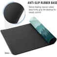 thumbnail image 4 of Fog Misty Forest Mountain Landscape Desk Mat,Extended Gaming Mouse Pad Large Non-Slip Rubber Base Mousepad with Stitched Edges,Waterproof Desk Pad for Computer/Laptop/Work/Office/Home 31.5" X 15.7", 4 of 6