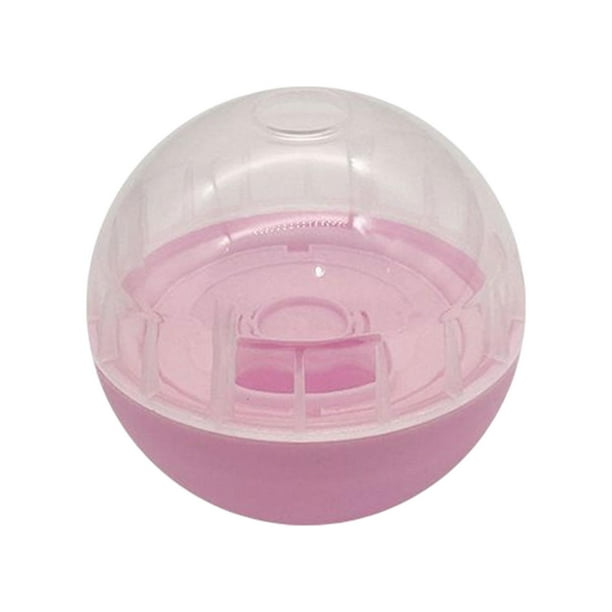 Juguete interactivo ajustable con forma de rompecabezas para perros y gatos con golosinas para entrenar. Rosa