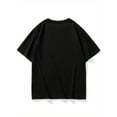 thumbnail image 2 of [Heavy-Duty Loose Fit T-Shirt] American-style heavy-duty 100% pure cotton short-sleeved t-shirt for men, loose large size, cool and stylish, trendy and versatile half-sleeved top, Casual Sporty Tee, 2 of 6