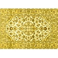 thumbnail image 1 of Ahgly Company Indoor Rectangle Persian Yellow Traditional Area Rugs, 7' x 10', 1 of 4