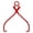 Red, variant on 36-inch Pipe Wrench, Heavy-Duty Adjustable Straight Pipe Wrench for Plumbing, Reliable Cast Steel with Heat-Treated Jaw Teeth, Ideal for Home Maintenance and Gas Tank Repairs