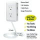 thumbnail image 3 of Extensor de enchufe Intel Presto Plug, 2 tomas de corriente alterna, 2 puertos USB, 3 of 9