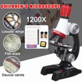 thumbnail image 2 of 1200x Microscope Laboratory Kids Physics Chemistry Biology Education Science AA, 2 of 11