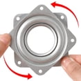 thumbnail image 3 of Paquete de 2 platos giratorios Lazy Susan de 3 pulgadas, 200 libras de libras, bandeja giratoria con rodamiento de bolas de acero, gabinete de mesa resistente y fuerte de perfil bajo, 3 of 3