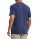thumbnail image 3 of Camisetas Henley para hombres INSPIRE CHIC, casuales de verano, de manga corta, con botones, camiseta básica, M azul, 3 of 6
