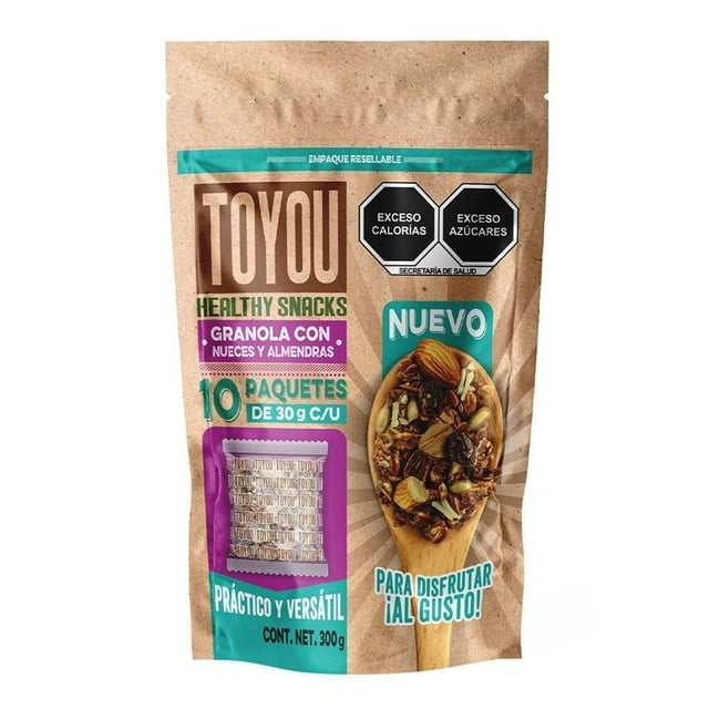 Granola Toyou natural de 300 g 10 piezas