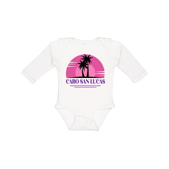 Inktastic Cabo San Lucas Girls Long Sleeve Baby Bodysuit