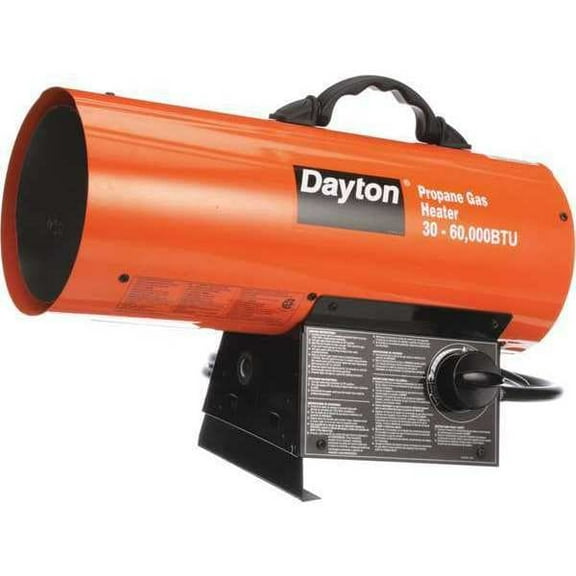 Dayton Portable Gas Torpedo HeatrLP,300 cfm 3VE54