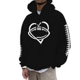 thumbnail image 1 of toraway Chandails en Molleton à Col Rond Graphiques Hommes Hiver Fans de Football Sports Sweat Vintage Joueur Rétro Pull à Capuche Tops L, 1 of 4