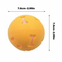 Tainini Balls for Dogs Interactive Dog Toys Squeaky Sound Balls for IQ Training Teeth Cleaning Herding Balls