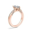 thumbnail image 3 of 0.70 Carat Excellent Marquise Cut Natural Diamond Beautiful Solitaire with Accents Bridal Ring for Bride Solid 14K Rose Gold Size 5, 3 of 8