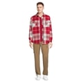 thumbnail image 4 of George Men's and Big Men's Plaid Flannel Shacket, Sizes S-3XL, 4 of 6