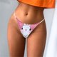 thumbnail image 3 of Gibobby Pantys para Mujer Ver a través caliente transparente erótico señora encaje Floral bordado 2 piezas sujetador y bragas mujer ropa interior Sexy（Rosa， M), 3 of 4