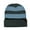 Big Blue Stripe, variant on Patterned Soft Warm Knit Beanie Winter Accessory