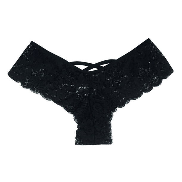 Tanga de encaje sexy de talla grande para mujer, ropa interior sexy y caliente, estilo europeo y americano