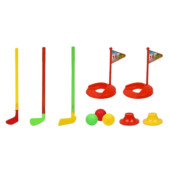Golf Club Sets Plastic Golf Toy Golf Suits Sport Toy Indoor Plastic Set Suits Toy Golf Club Kit Kids