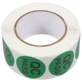 thumbnail image 1 of MOVTOTOP 1 Rouleau Étiquettes Rondes QC Pass Adhésives pour Fournitures et Accessoires d'Entrepôt, 1 of 7