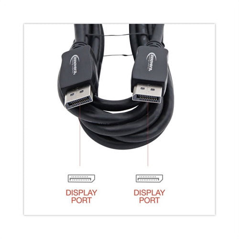 Displayport Cable, 10 Ft, Black | Bundle of 10 Each