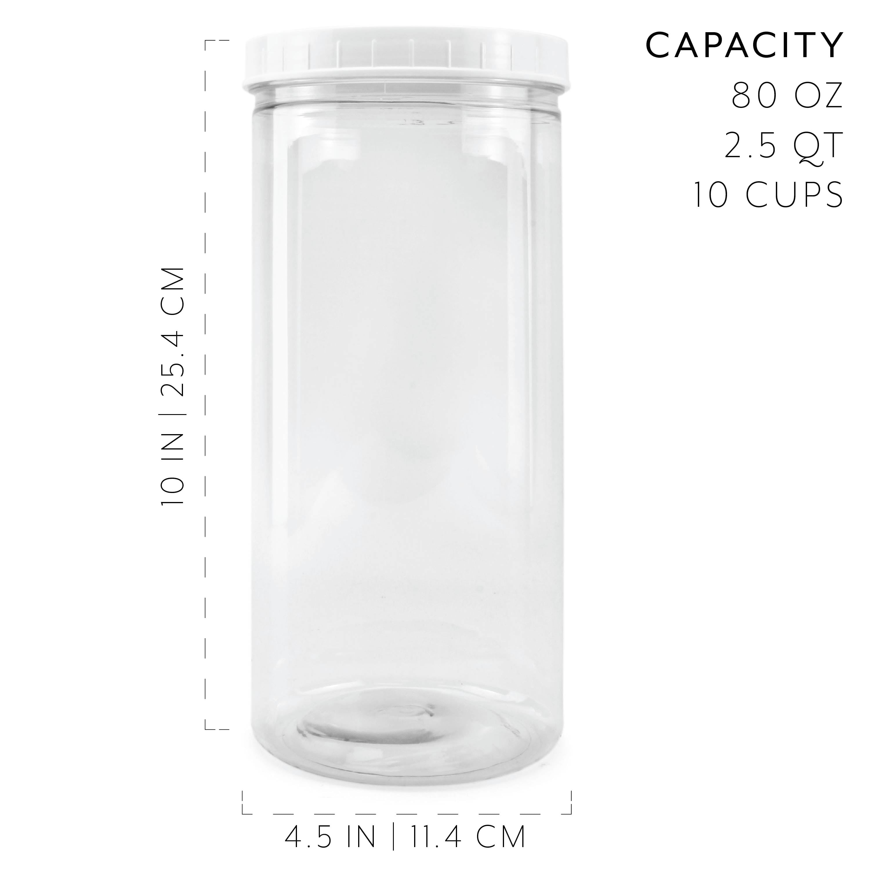 3 oz. Plastic Container with Cap (Pack of 10)