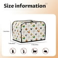thumbnail image 5 of Lsque Funny Chicken Print 2 Slice Toaster Cover , Kitchen Appliance Dustproof Protector , Toaster Protector Dustproof Kitchen Appliance Cover, 5 of 7