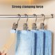thumbnail image 4 of CaiYueKe Soft Rubber Coated Pant Hangers Clips Stainless Steel Closet Organizer Antiskid No Mark Clip for Jeans Trousers Skirts Pants Space Saving Wardrobe Storage, 4 of 7