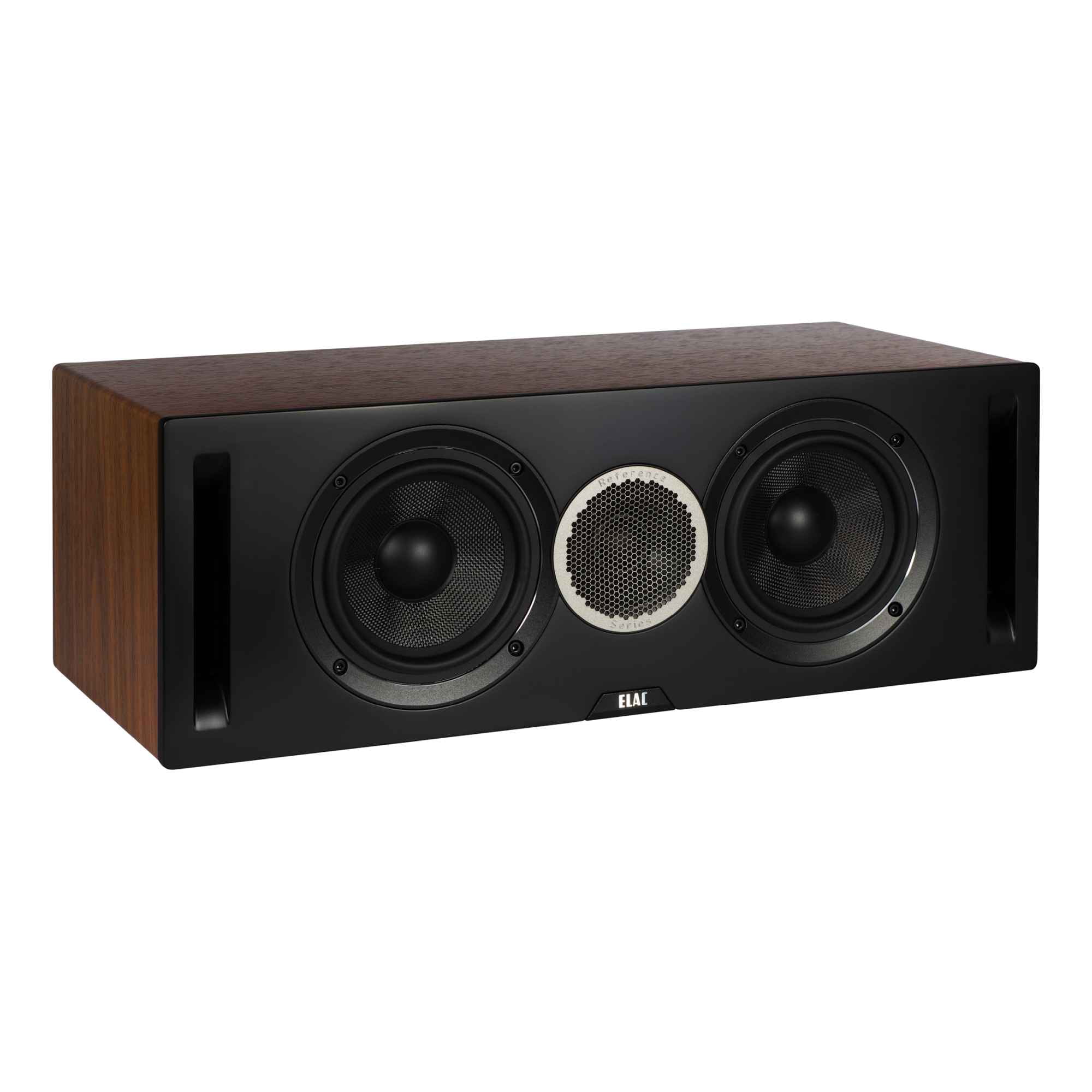 Elac DBR62-BK - Debut Reference 6.5" Bookshelf Speakers - Black, Pair and Elac DCR52-BK - Debut Reference 5.25" Center Speaker - Black