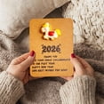 thumbnail image 4 of Yellow 2026 Horse Year Pocket Card Greeting Note Card Encouragement Appreciation For Employee Friend Family Compact Size Soft Finish Quality Paper, 4 of 7