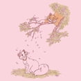 thumbnail image 2 of Junior's Aristocats Duchess and O'Malley Raining Petals Graphic Tee Light Pink Small, 2 of 3