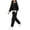 Black, variant on Cethrio Girls Winter Outfit Sets, 2 Piece Long Sleeve Casual Fleece-lined Girls' Clothing Sets Size 10-12 Pink