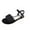 Black, variant on OAVQHLG3B Wedge Sandals for Women Clearance Women's Casual Vintage Resort Beach Buckle Open Toe Fish Mouth Flat Sandals