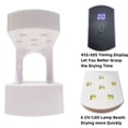 thumbnail image 3 of LNGOOR 1pc Portable 24W Mini LED Nail Lamp with Timer for Quick Gel Nail Drying  USB Rechargeable for Travel Manicure Art DIY, 3 of 6