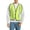 Safety Yellow, variant on Just Blanks Mesh Enhanced Visibility Vest PVC Reflective Taping on Front And Back, Safety Orange, S/M