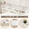 thumbnail image 6 of 12 Drawer Wood Dressers for Bedroom, Wooden Dressers for Adult Bedroom, Modern TV Stand Dresser for 65 inch TV, 61" Wide Chest of Drawers for Living Room, Closet, Hallway, 6 of 9