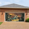 thumbnail image 4 of Hwkond Christmas Ornaments Poster Of Christmas Cover Garage Door, Wall Murals, Winter,outdoor, Large Door Decoration For Interior And Exterior Decoration Of Christmas, 4 of 5