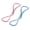Pink 15 pounds+25 pounds, variant on Rodiuiu 1/2Pcs Figure 8 Fitness Resistance Band Anti-slip Silicone 15/25Lbs Men Women Arm Shoulder Stretch Strength Training Exercise Elastic Strap Tension Rope