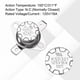 thumbnail image 4 of 2 Pcs Termostato KSD301 155°C/311°F 16A Normalmente Cerrado N.C Interruptor de disco de temperatura ajustable, Material cerámico, 4 of 4