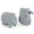 thumbnail image 2 of FRCOLOR hippo tea infuser Hippo Silicone Tea Infuser Tea Loose Leaf Tea Strainer Filter Diffuser Kitchen Tools Gadgets (Grey),2.56"X2.17"X1.81", 2 of 4