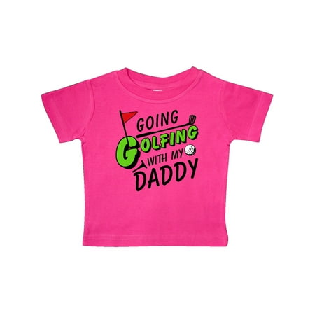 

Inktastic Going Golfing with my Daddy- kids golf Gift Baby Boy or Baby Girl T-Shirt