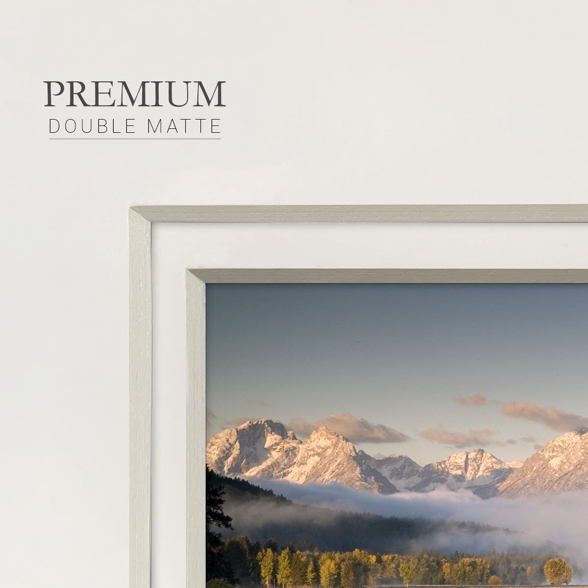 Snake River FogPremium Framed Print