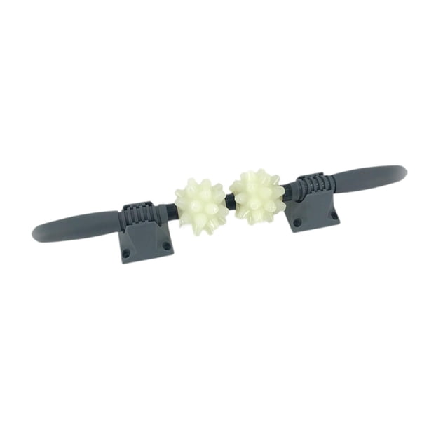 Masajeador de PU con varilla para todo el cuerpo, masajeador suave, portátil, manual, muscular Blanco