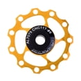 thumbnail image 4 of Rueda jockey de bicicleta de carretera de montaña poleas de guía de cambio trasero de bicicleta 11T selladas Oro Zulema Bicicleta Jockey rueda, 4 of 7