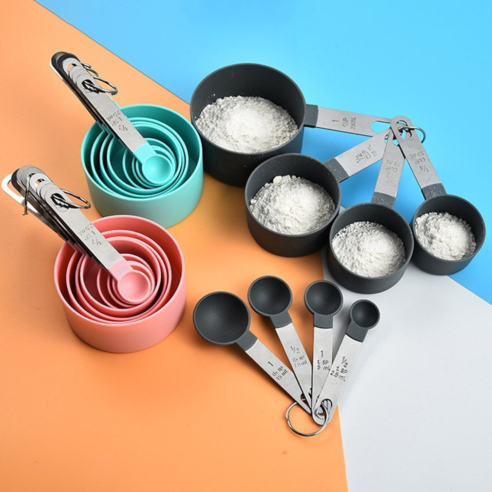 8Pcs Measuring Spoon Stainless Steel Baking Tea Coffee Kitchen Scale Cup Walmart Canada