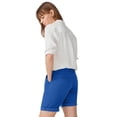 thumbnail image 2 of Ellos Plus Size Stretch Chino Mid-Rise Bermuda Shorts, 2 of 5