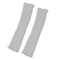 thumbnail image 2 of Alitao Fingerless Gloves Arm Sleeves Arm Warmers Gloves Winter Long Fingerless Gloves For Women Thumb Hole Gloves Mittens For Women And Men Cycling Gloves Gray One Size, 2 of 5