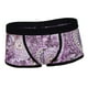 thumbnail image 5 of Ropa interior de encaje transpirable fina para hombre con estampado floral Shorts abultados M, 5 of 7