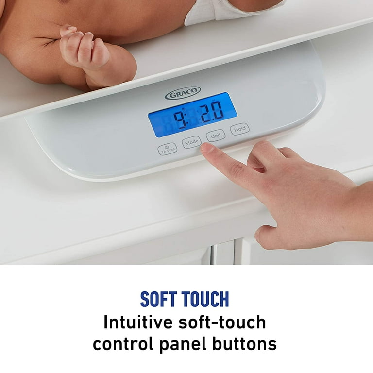 Smart Weigh Comfort Baby Scale with 3 Weighing Modes 44 Pound Capacity Accurate Digital Scale for Infants Toddlers and Babies